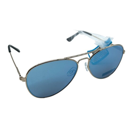 Dot Dash Aerogizmo Adult Mens Aviator Sunglasses Gold Blue - Picture 1 of 4